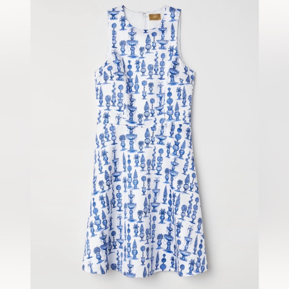 H&M Sleeveless Garden Party Dress Size 10